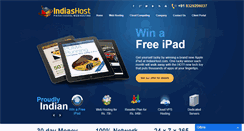 Desktop Screenshot of indiashost.com